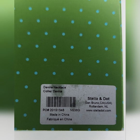 New Stella & Dot Devina Statement Necklace
Gold Pink Jade Collier - Picture 4 of 6